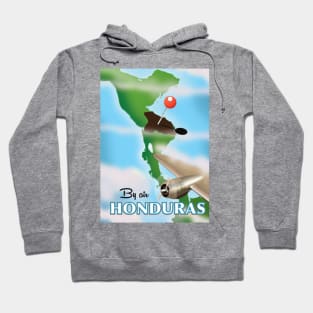 Honduras Map Travel poster Hoodie